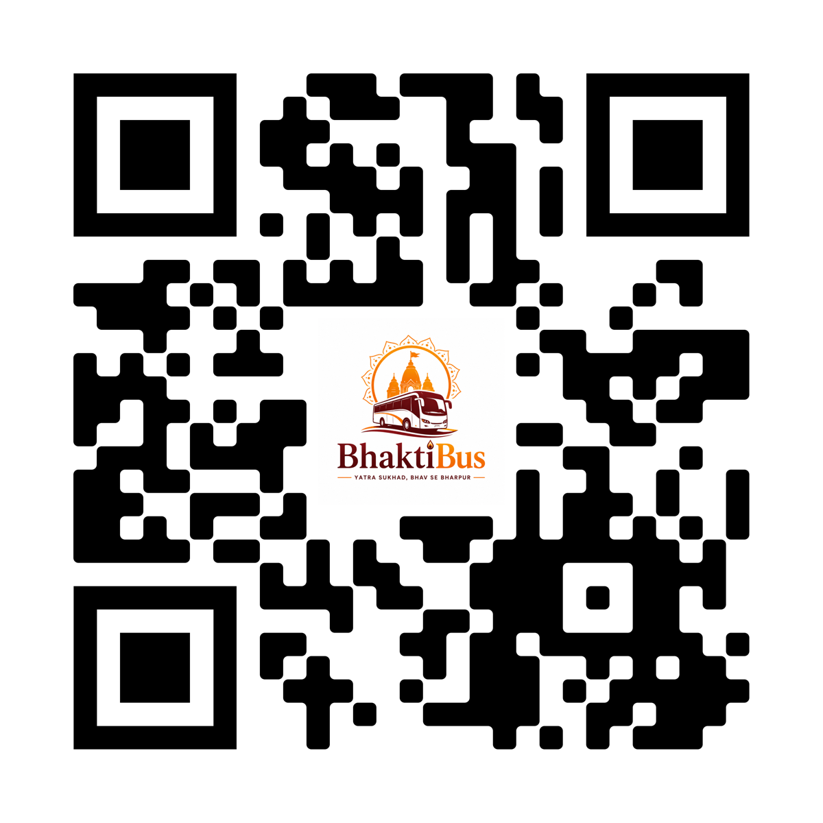 QR code to message BhaktiBus on WhatsApp